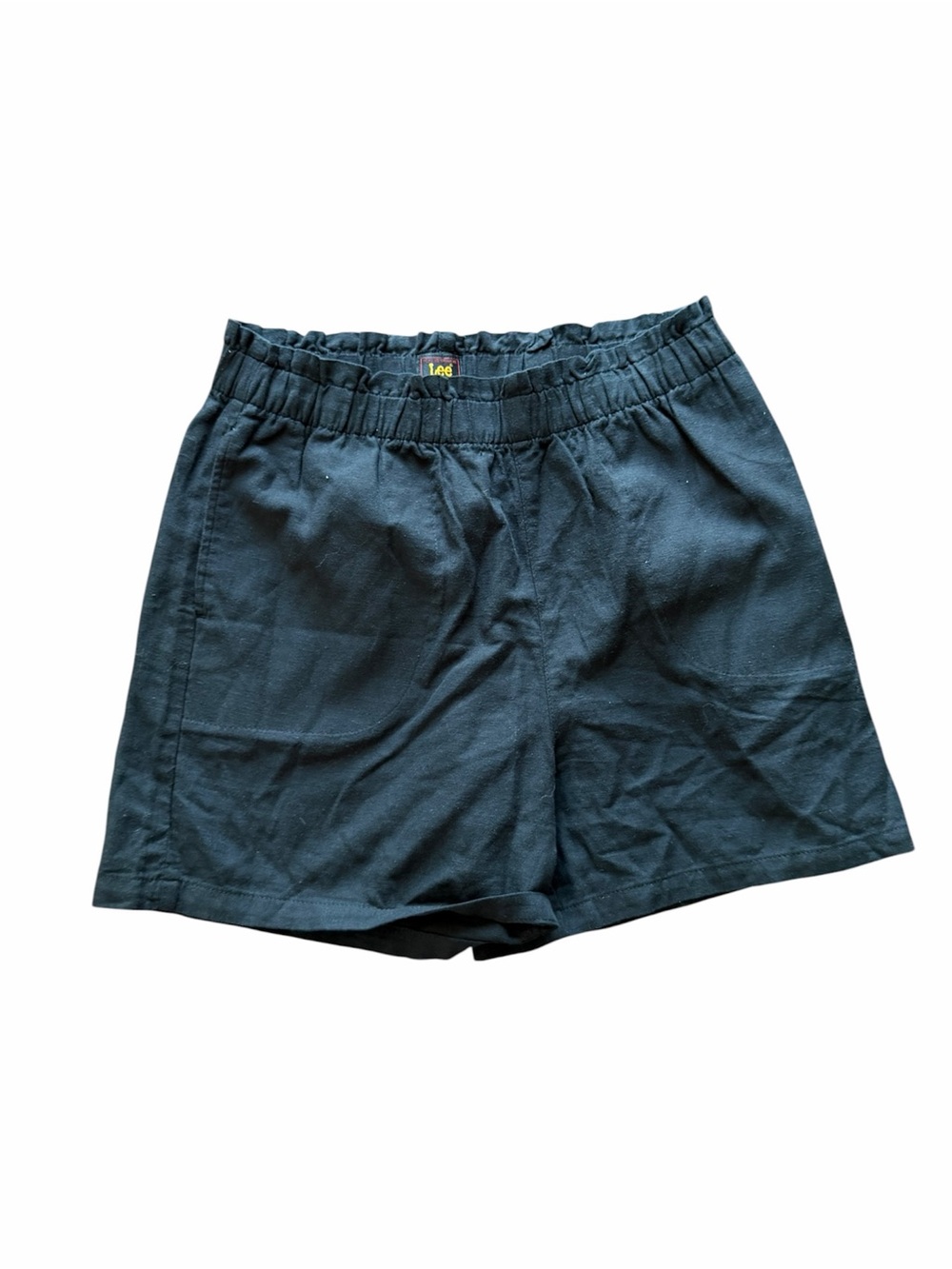 Lee Black Elastic Waist Pull-On Shorts